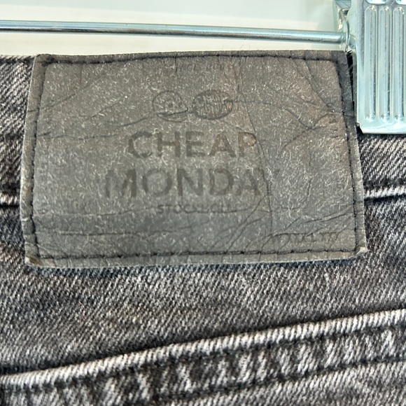 Cheap Monday 80’s vibe high waisted acid wash ankle jeans 27/32 LAST PRICE - Picture 4 of 7